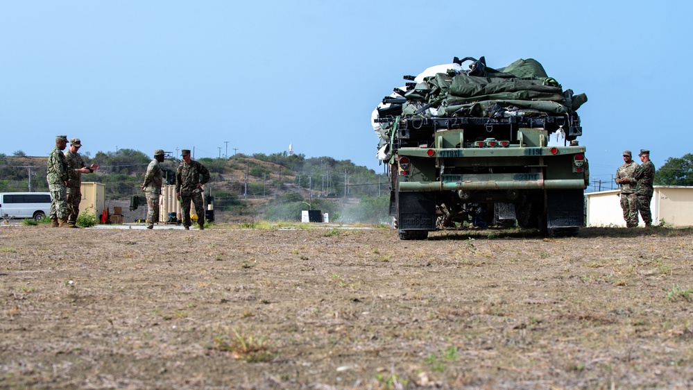 Joint Task Force Southern Guard leadership conducts battlefield circulation