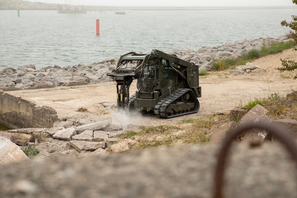 SeaBees Demolish Boat Ramp During BALTOPS 25