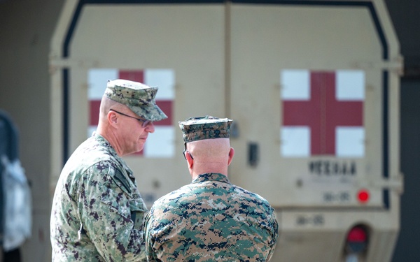 Joint Task Force Southern Guard leadership conducts battlefield circulation