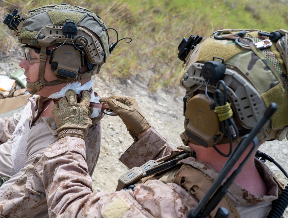 U.S. Marines conduct a CASEVAC exercise at Guantanamo Bay