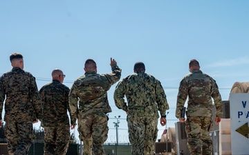 Joint Task Force Southern Guard leadership conducts battlefield circulation