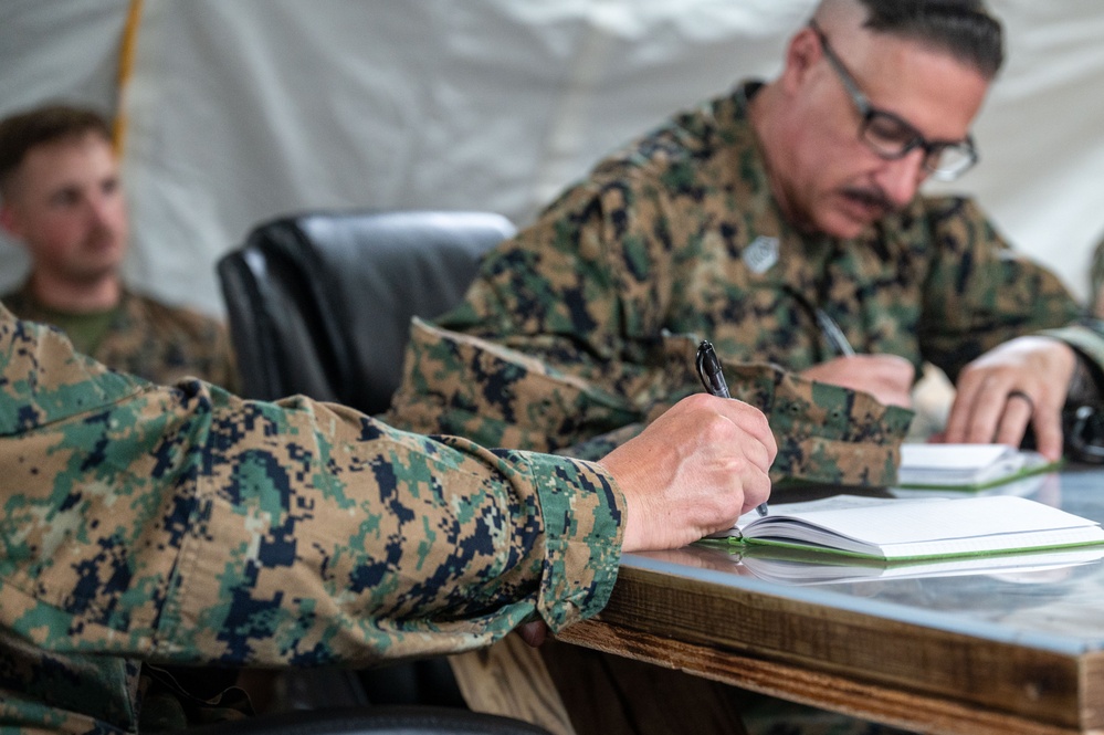 Joint Task Force Southern Guard leadership conducts battlefield circulation