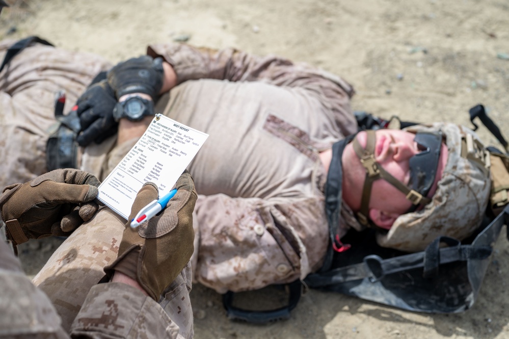 U.S. Marines conduct a CASEVAC exercise at Guantanamo Bay