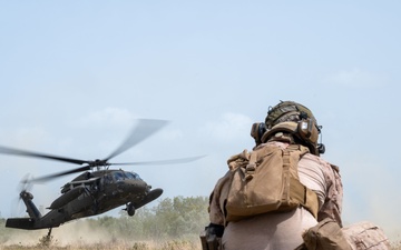 U.S. Marines conduct a CASEVAC exercise at Guantanamo Bay