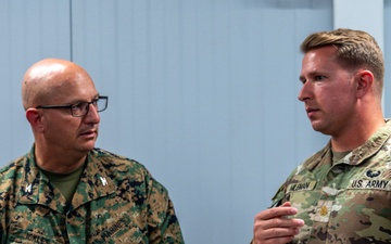 Joint Task Force Southern Guard leadership conducts battlefield circulation