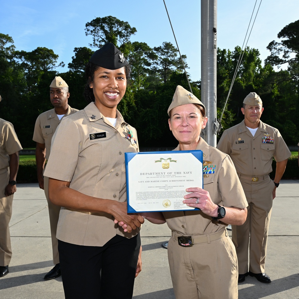 Awards Ceremony at Naval Hospital Jacksonville