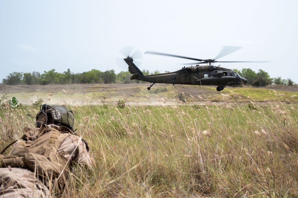 U.S. Marines conduct a CASEVAC exercise at Guantanamo Bay