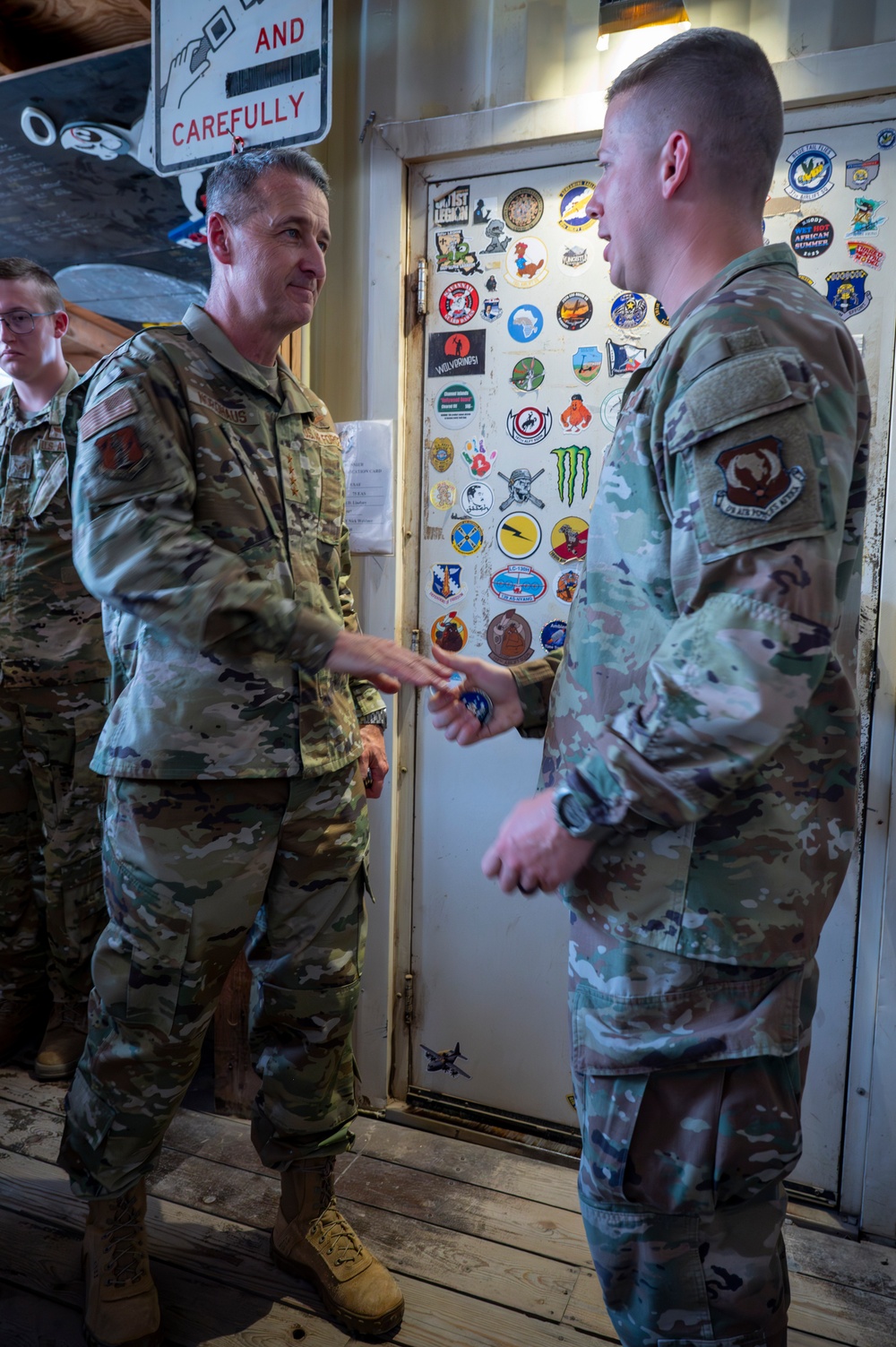 National Guard Chief Gen. Nordhaus Honors 449th Air Expeditionary Group Airmen