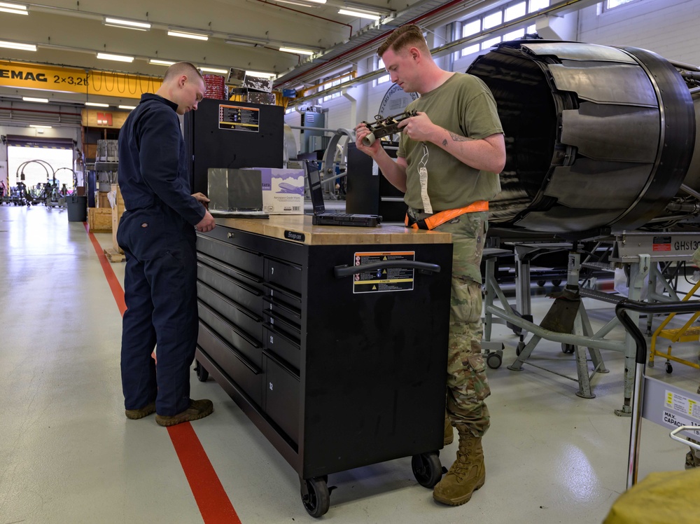 Small parts, big deal: CRF maintainers keep a close eye on vital engine components