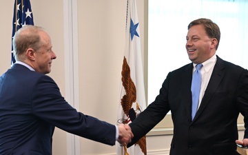 Under Secretary of Defense for Acquisition and Sustainment Michael Duffey takes oath of office