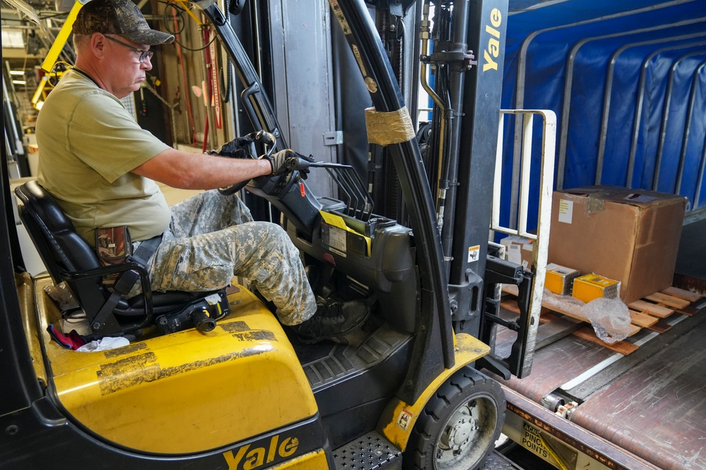 Defense Logistics Agency distribution material parts onload