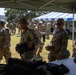Chief of Army Reserve Re-enlists Soldiers at Mojave Falcon