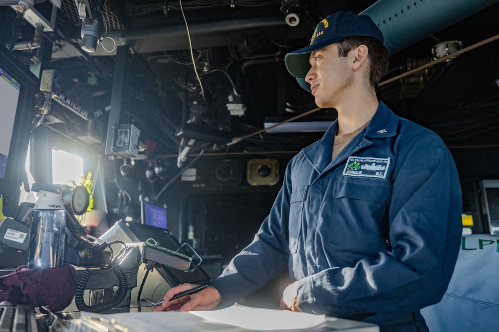 Daily Operations aboard USS Ralph Johnson