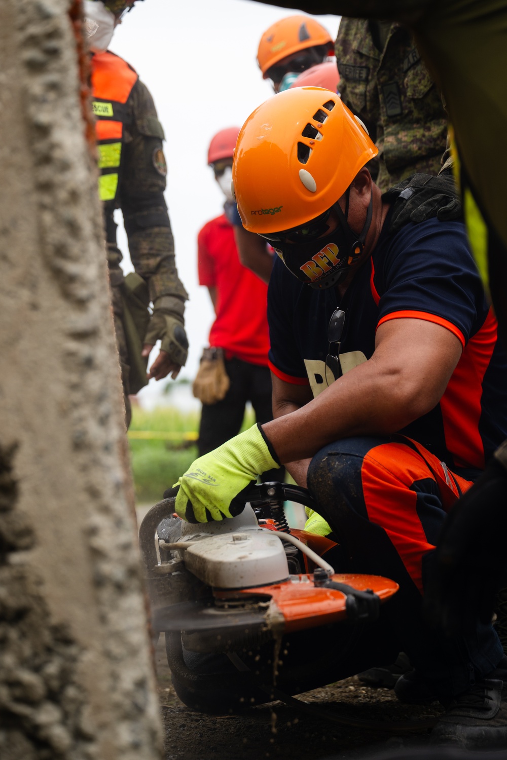 The Hawaii National Guard conducts Urban Rescue training during Pacific Partnership  2025 in Virac, Philippines