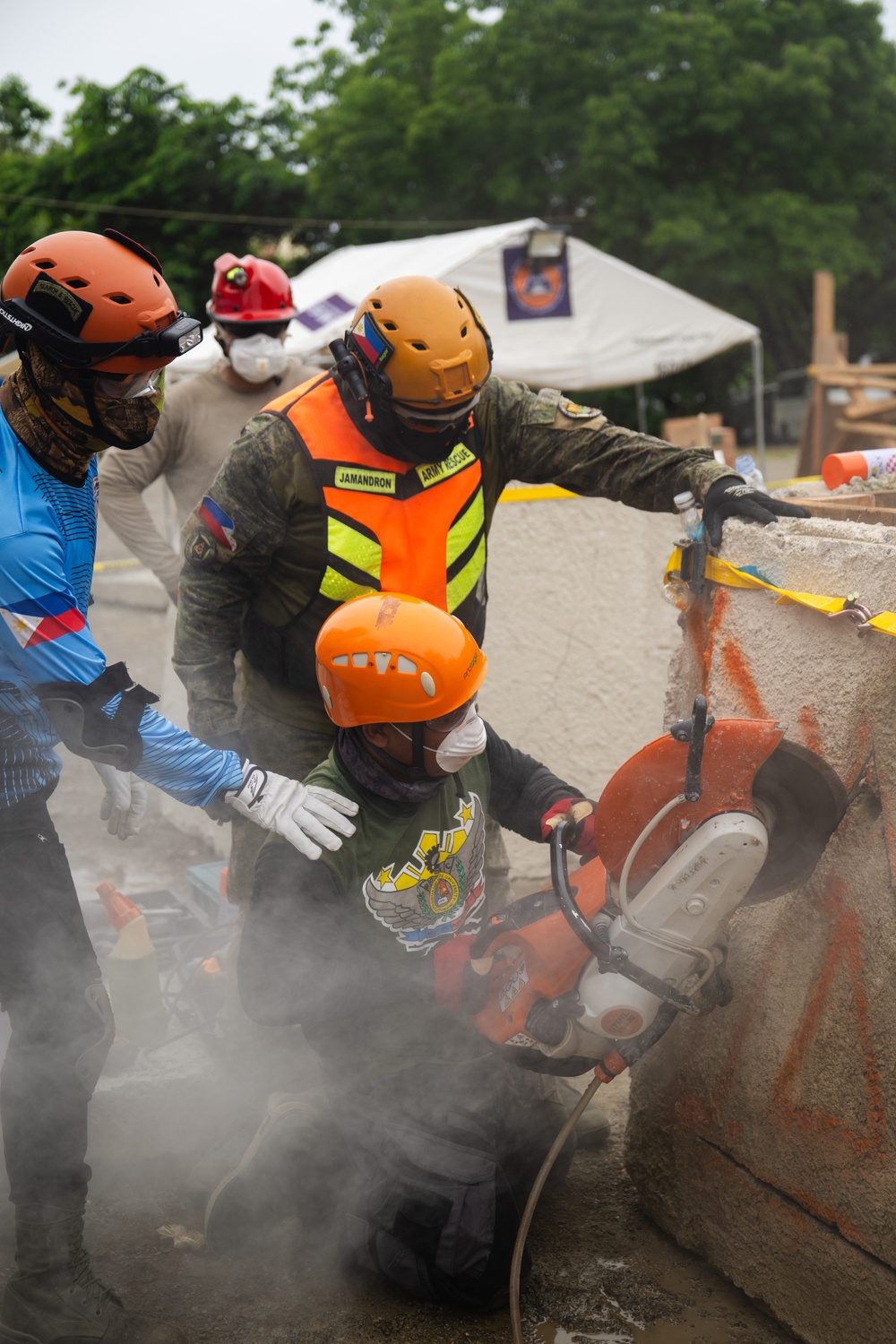 The Hawaii National Guard conducts Urban Rescue training during Pacific Partnership 2025 in Virac, Philippines