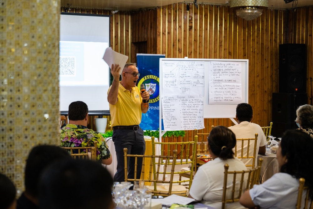 CFE-DM Hosts Humanitarian Assistance Disaster Response Workshop during Pacific Partnership 2025 in Virac, Philippines