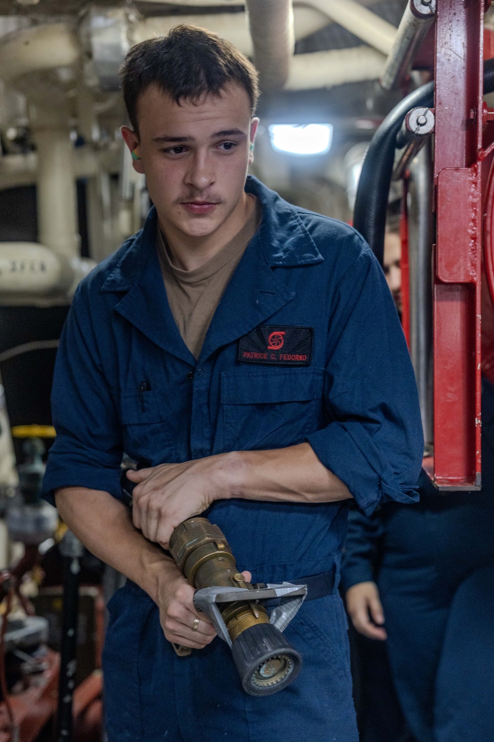Damage Control Training aboard USS Ralph Johnson