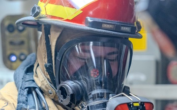 Damage Control Training aboard USS Ralph Johnson
