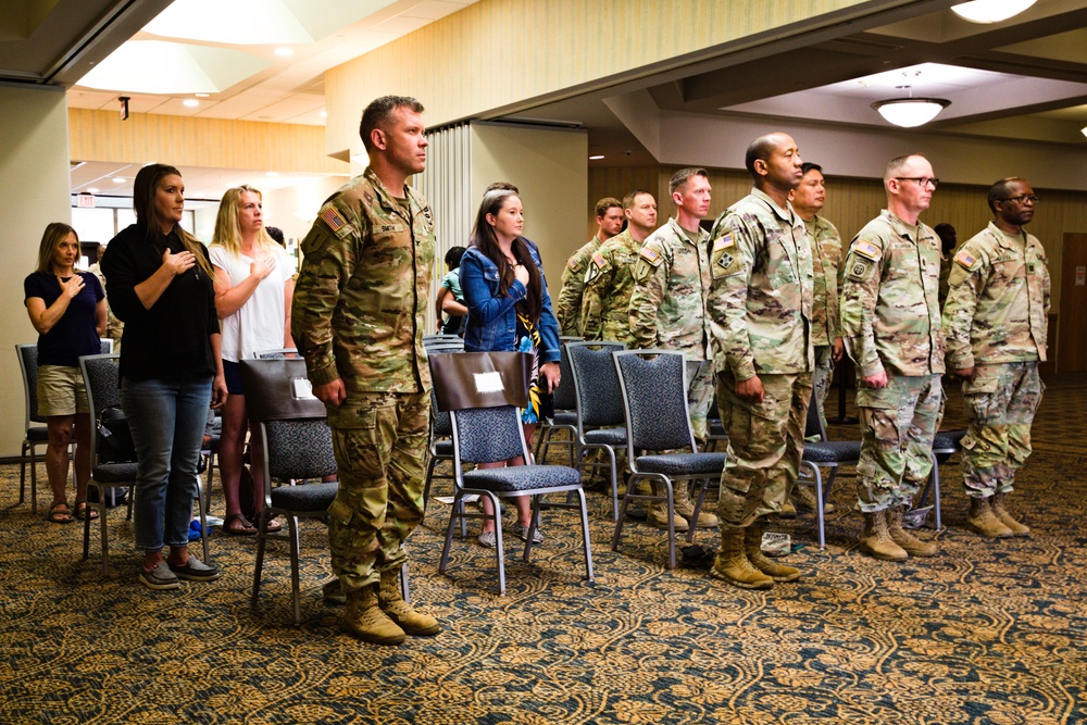 1st Infantry Division Victory Reception Patching Ceremony
