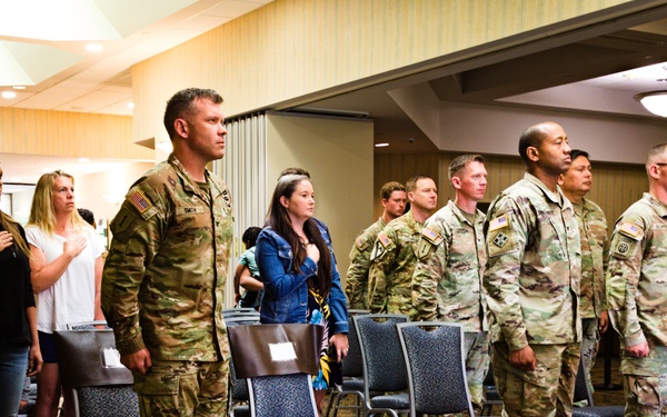 1st Infantry Division Victory Reception Patching Ceremony