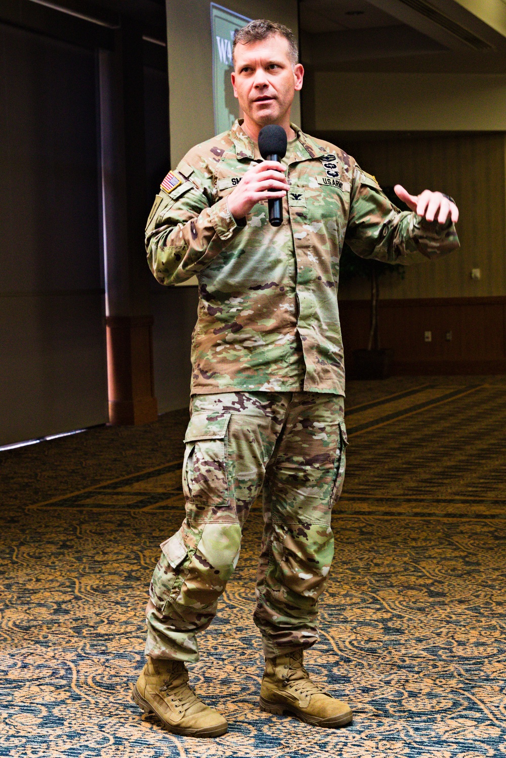 1st Infantry Division Victory Reception Patching Ceremony