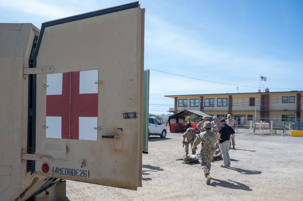 Joint response: Soldiers, Marines conduct MEDEVAC training