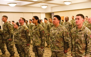 1st Infantry Division Victory Reception Patching Ceremony