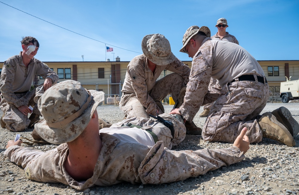 Joint response: Soldiers, Marines conduct MEDEVAC training