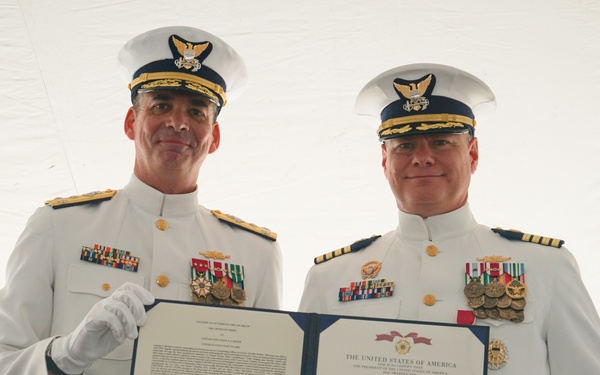 Coast Guard Cutter Stone holds change-of-command ceremony