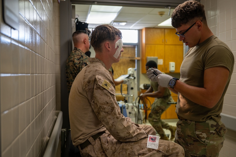 Joint response: Soldiers, Marines conduct MEDEVAC training