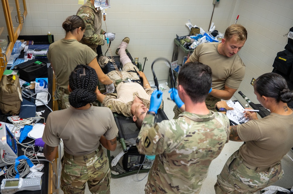 Joint response: Soldiers, Marines conduct MEDEVAC training