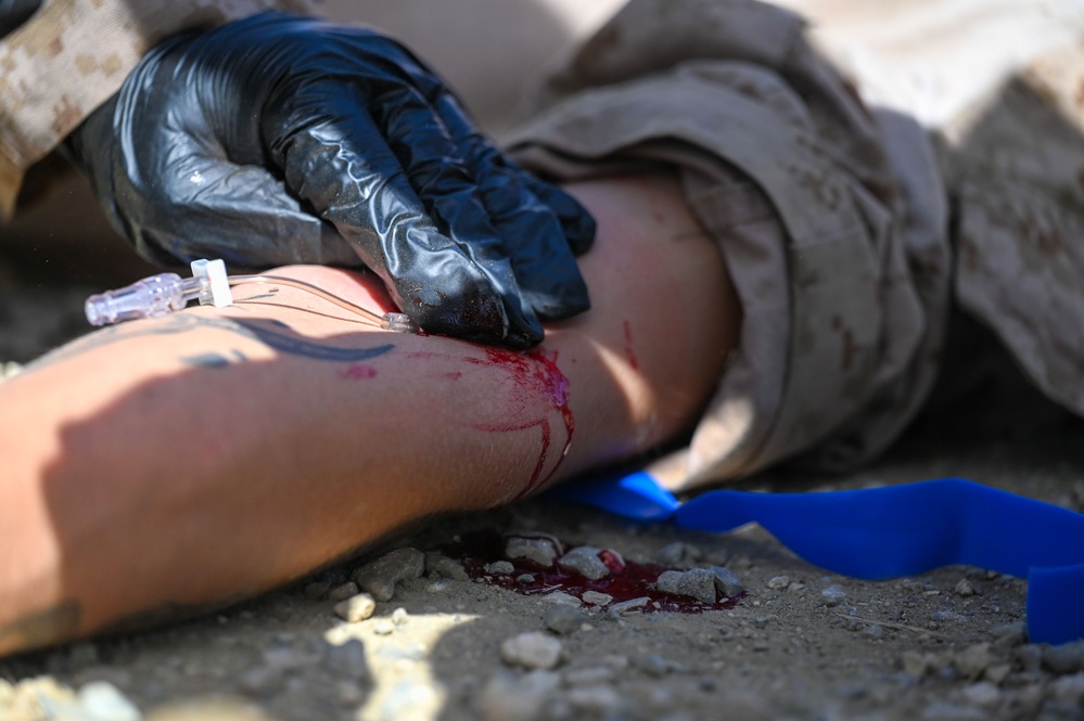Joint response: Soldiers, Marines conduct MEDEVAC training