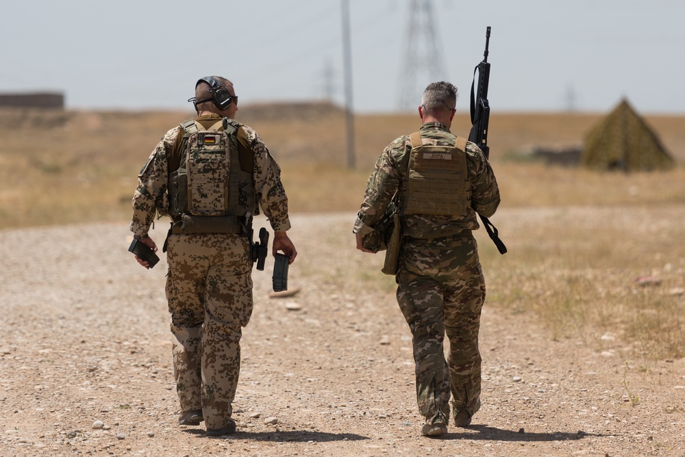 Coalition Forces Conduct Estonian and German-Led Range Operations