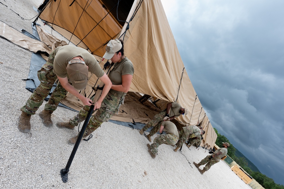 Airmen build EMEDS facility