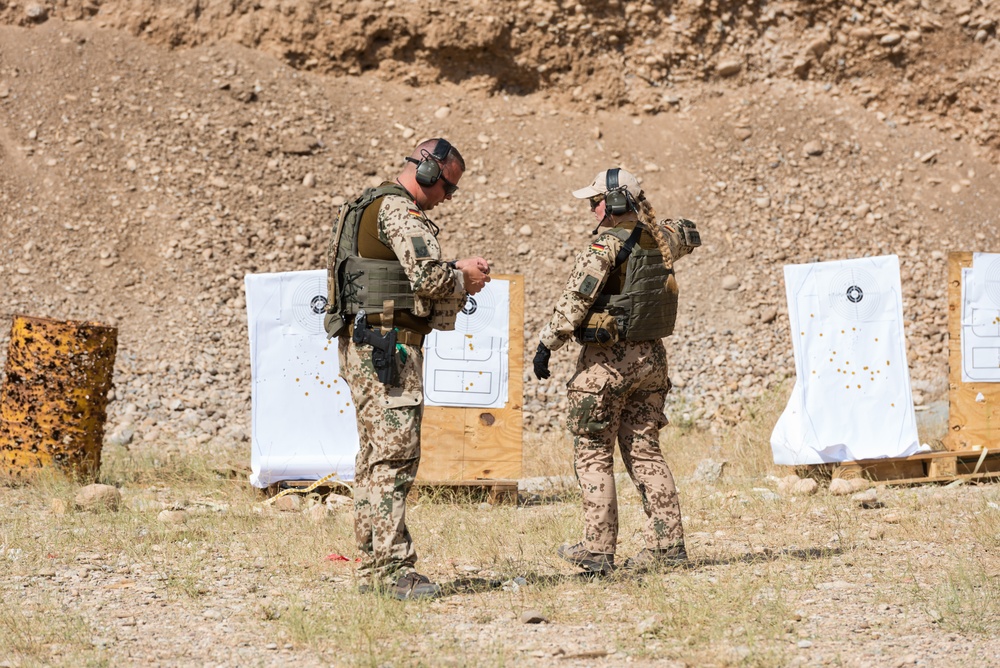 Coalition Forces Conduct Estonian and German-Led Range Operations