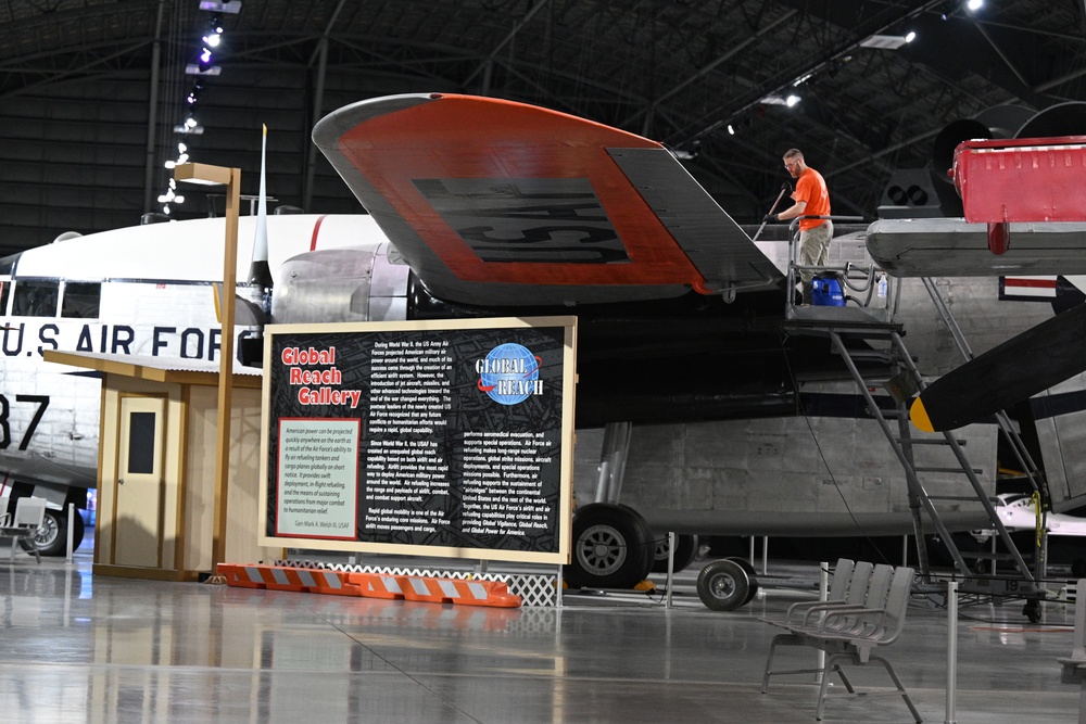 Cleaning Museum Aircraft