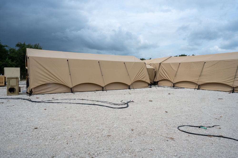 Airmen build EMEDS facility