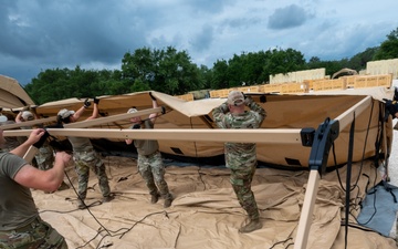 Airmen build EMEDS facility