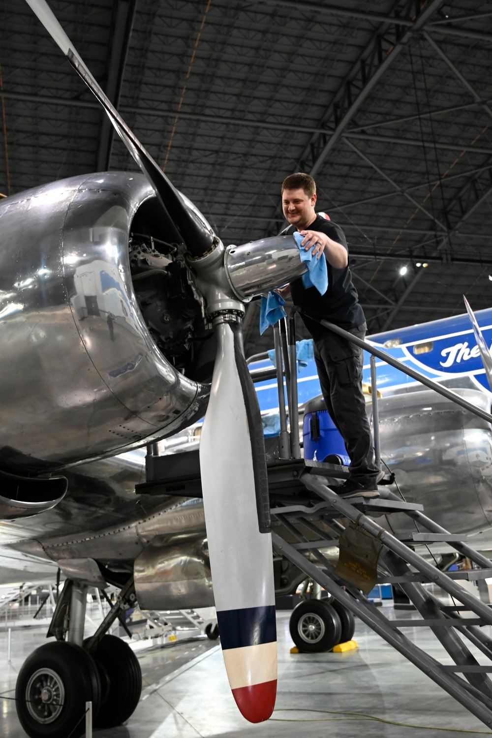 Presidential Aircraft polished for NATO event