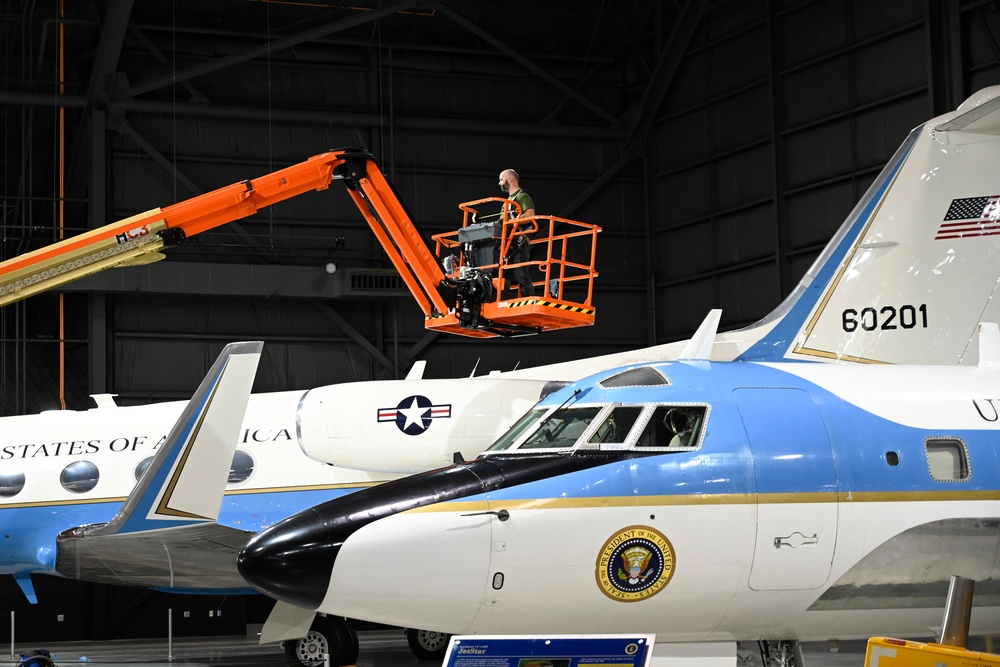 Presidential Aircraft polished for NATO event