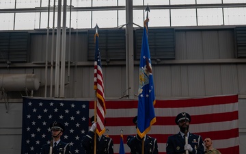 The 90th Missile Security Operations Squadron change of command ceremony