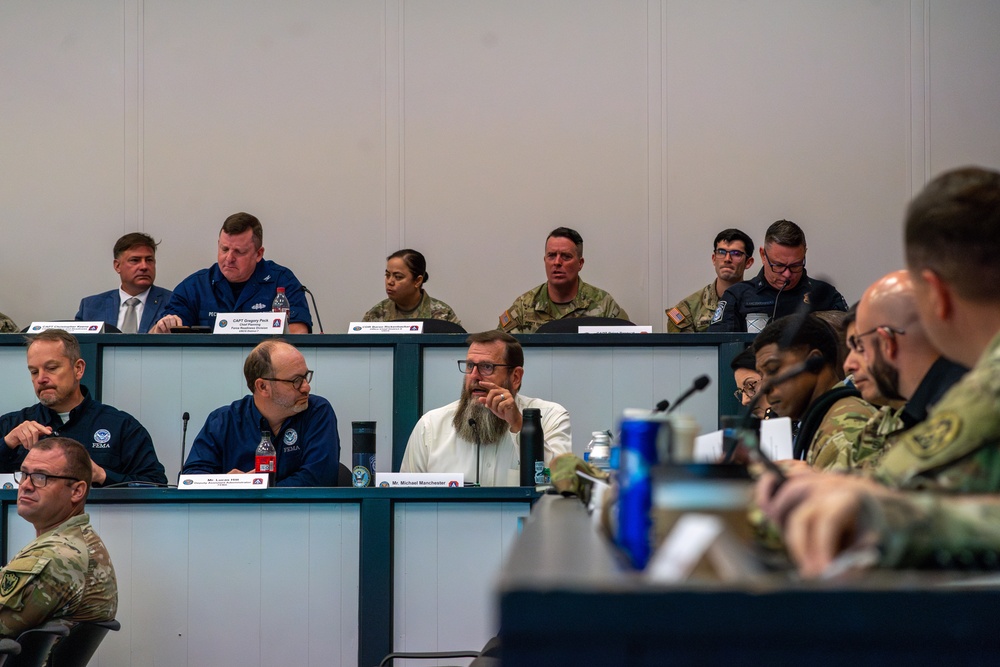 U.S. Army North Hosts Hurricane Rehearsal of Concept Drill