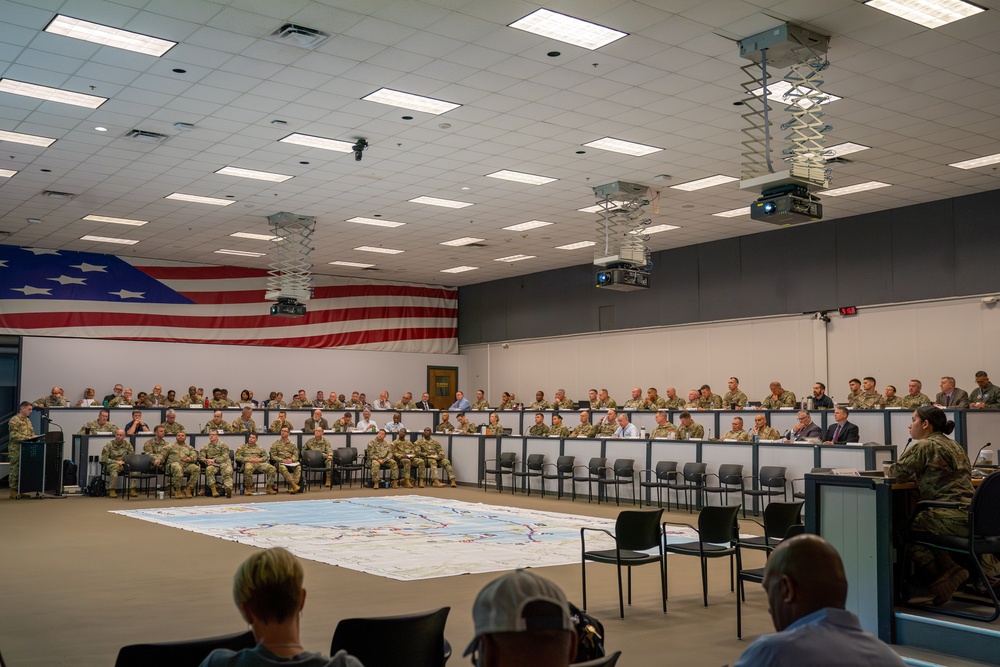 U.S. Army North Hosts Hurricane Rehearsal of Concept Drill