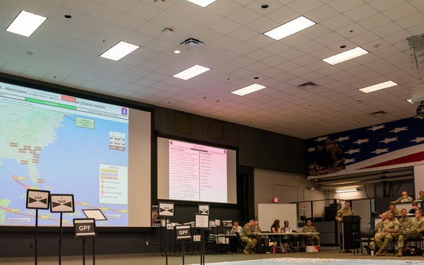 U.S. Army North Hosts Hurricane Rehearsal of Concept Drill