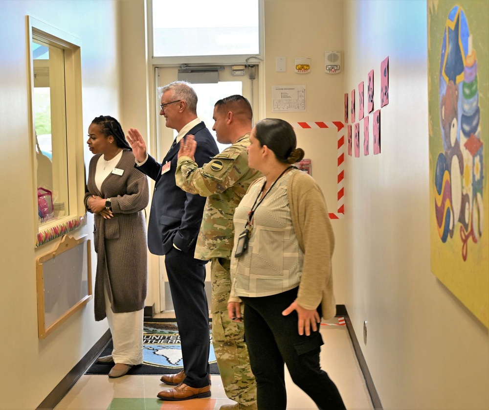 Patrick J. Appelman, director of U.S. Army Installation Management Command (IMCOM) - Readiness visits U.S. Army Garrison (USAG)-Miami on June 5, 2025.