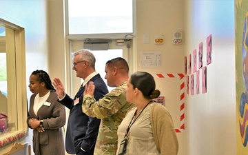 Patrick J. Appelman, director of U.S. Army Installation Management Command (IMCOM) - Readiness visits U.S. Army Garrison (USAG)-Miami on June 5, 2025.