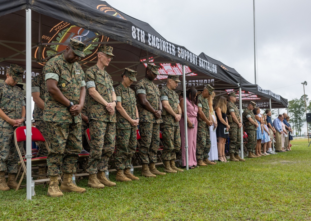 8th Engineer Support Battalion Change of Command Ceremony