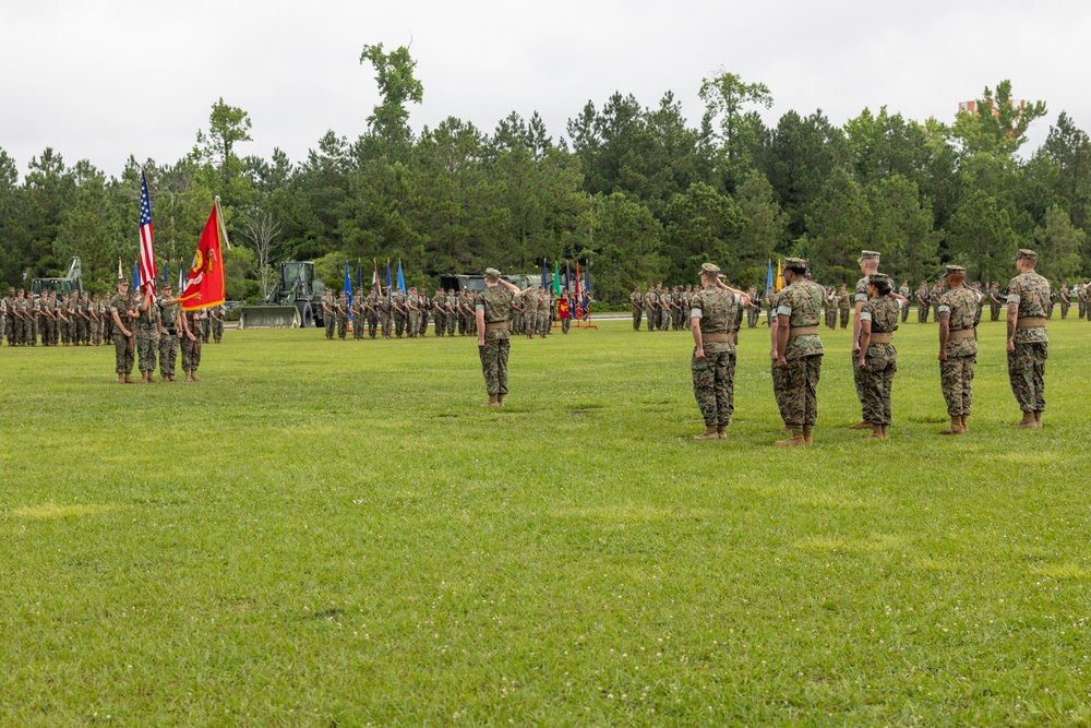 8th Engineer Support Battalion Change of Command Ceremony