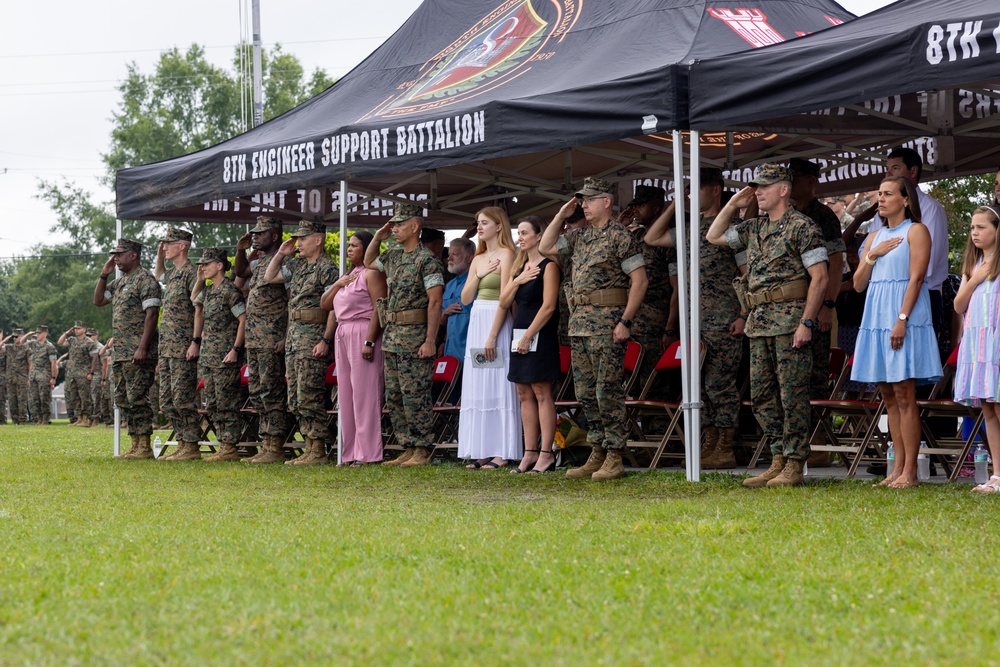 8th Engineer Support Battalion Change of Command Ceremony