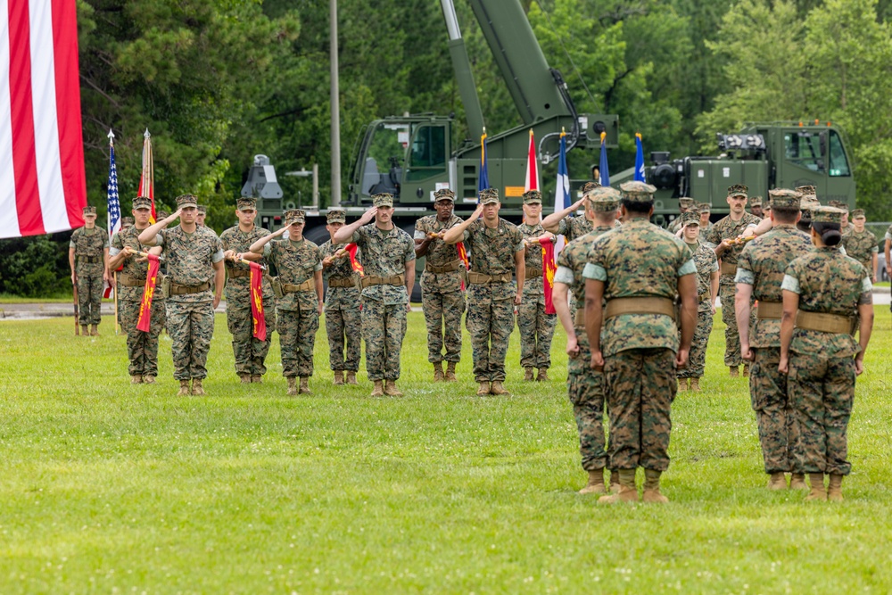 8th Engineer Support Battalion Change of Command Ceremony